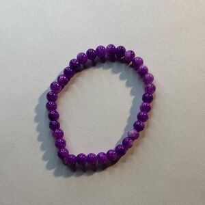 Purple Beaded Bracelet